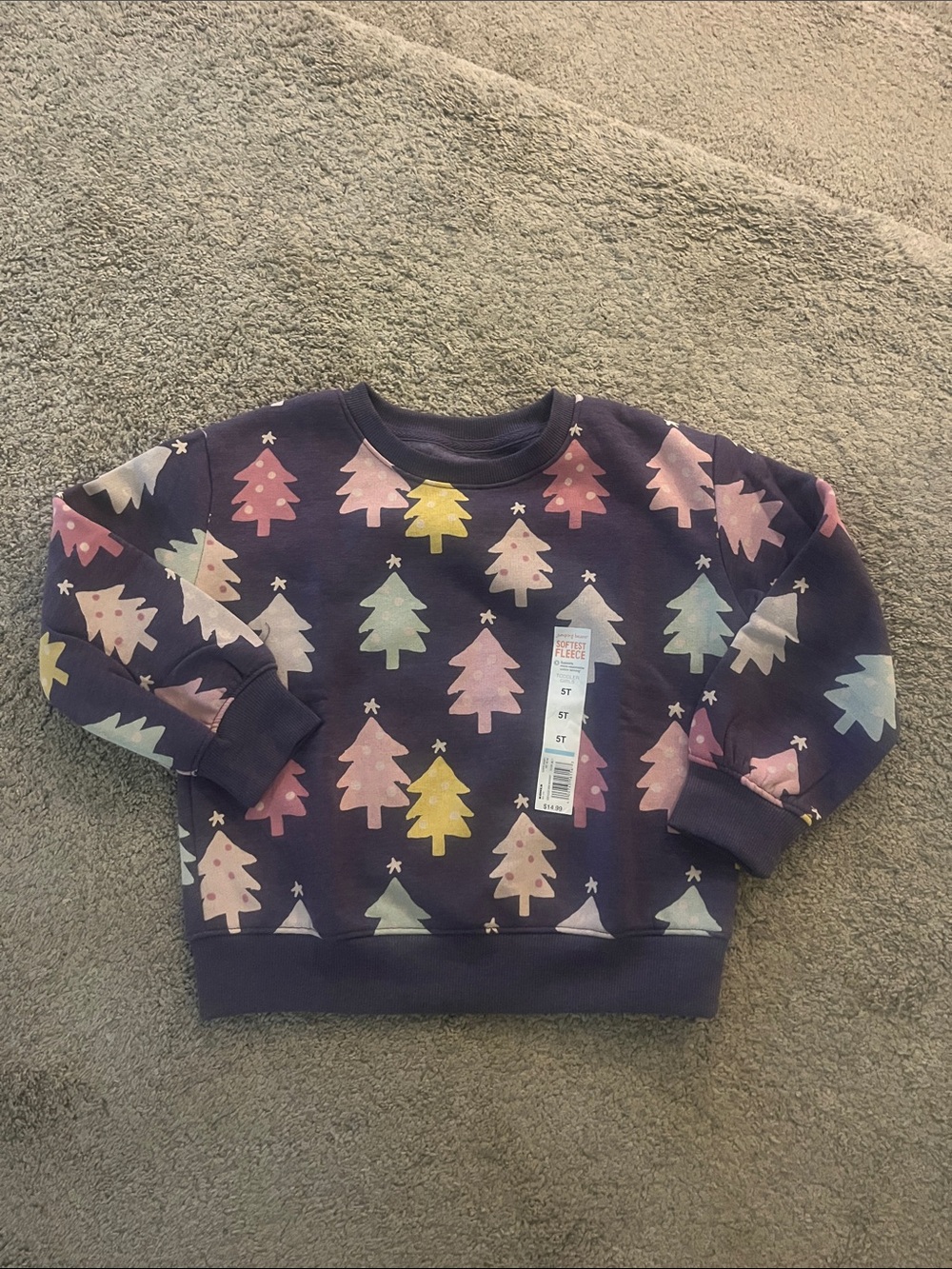 Jumping Beans Christmas Sweatshirt-Size 5T